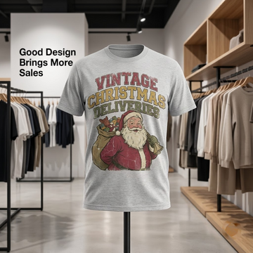 Vintage Christmas Deliveries: The Retro Santa Shirt You Need This Season