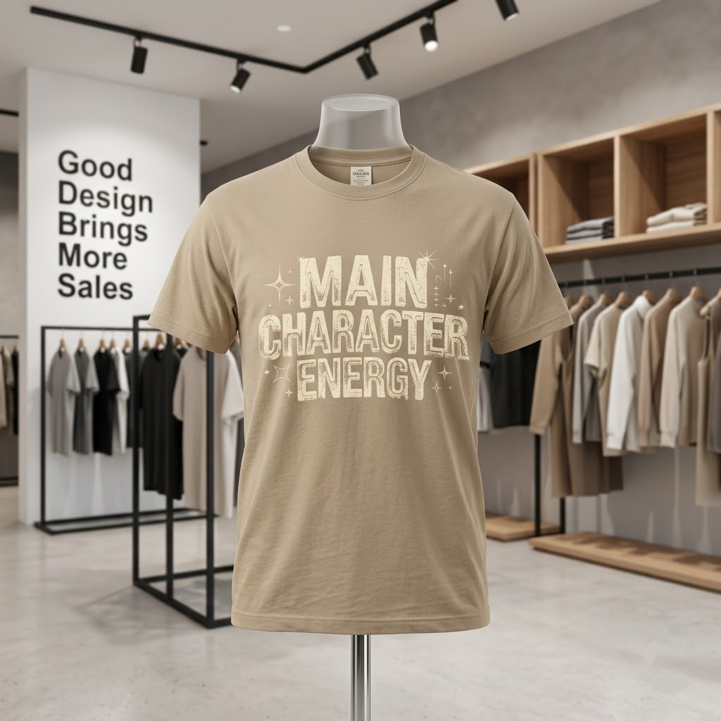 Main Character Energy Shirt, Retro Y2K Aesthetic Sweatshirt, Vintage Distressed Typography Hoodie