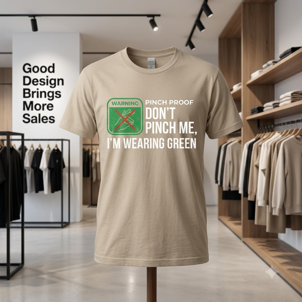 Pinch Proof Don't Pinch Me Funny St Patricks Day Gift (T-Shirt, Sweatshirt, Hoodie)