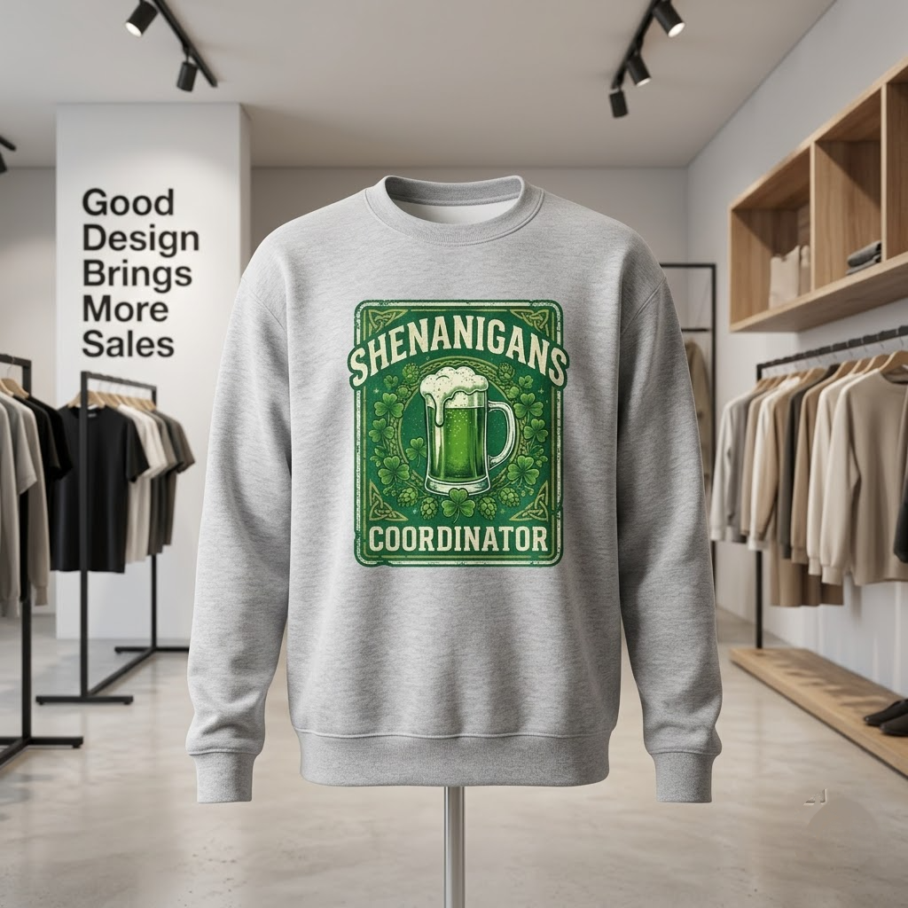 Shenanigans Coordinator Funny St Patricks Day Gift (T-Shirt, Sweatshirt, Hoodie)