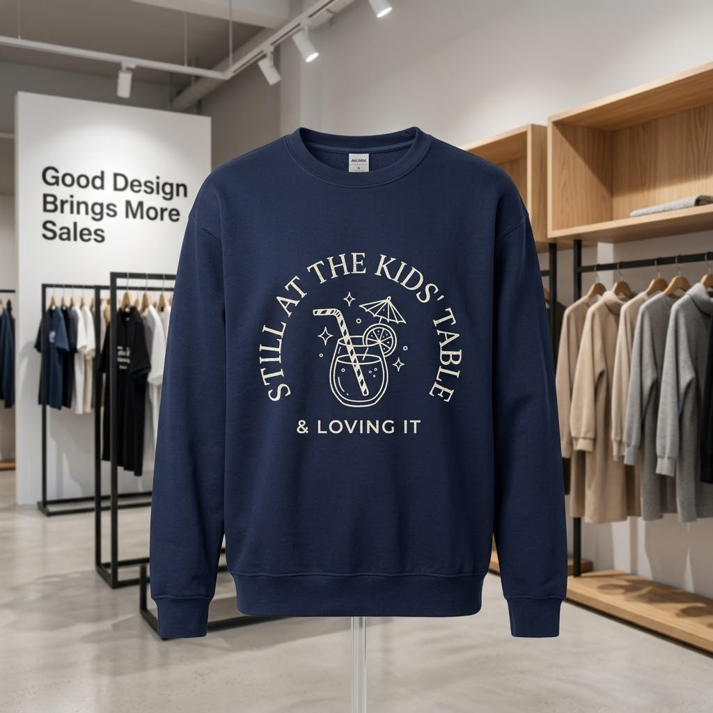 Still At The Kids Table And Loving It Funny Thanksgiving Gift (T-Shirt, Sweatshirt, Hoodie)