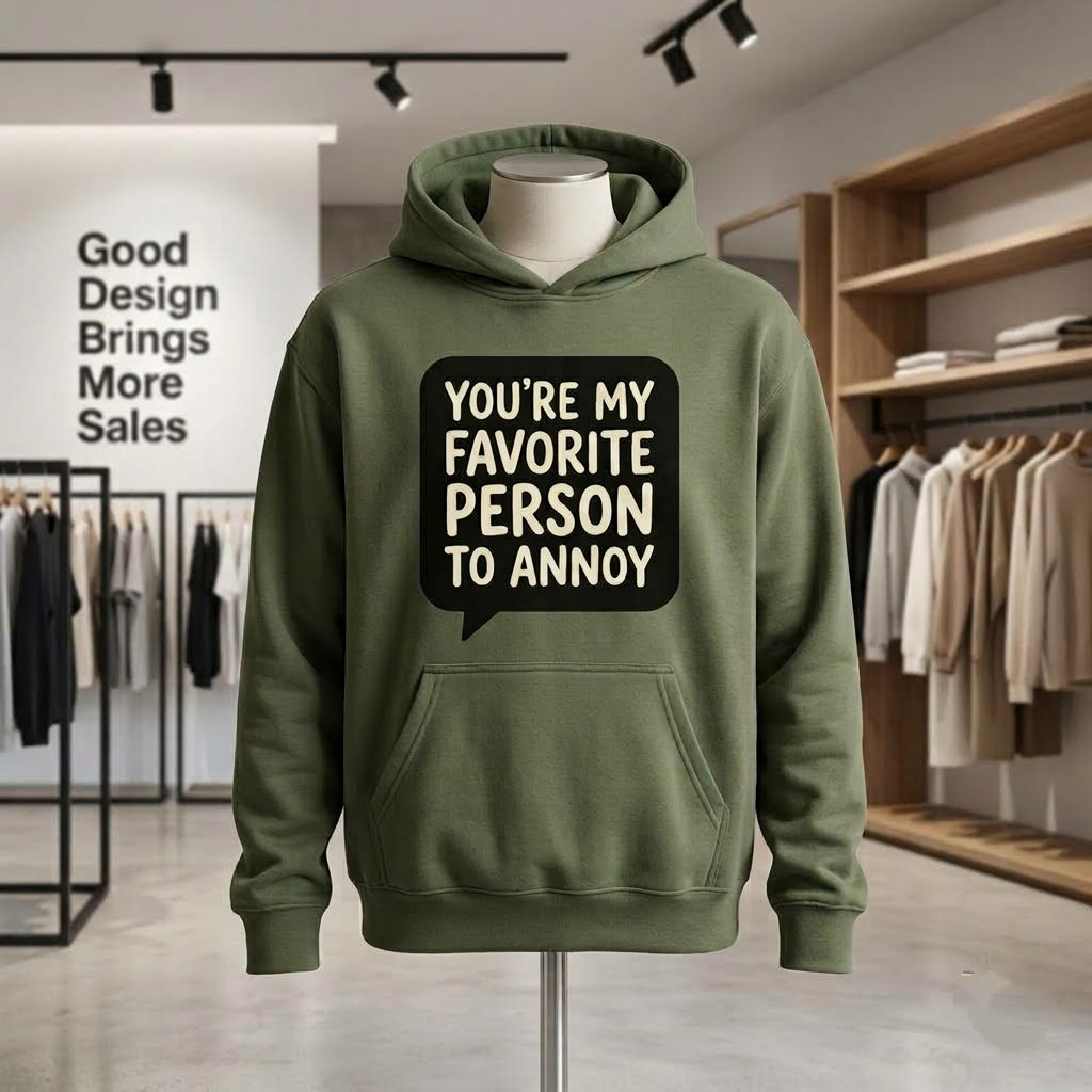 You're My Favorite Person To Annoy Funny Couples Gift (T-Shirt, Sweatshirt, Hoodie)