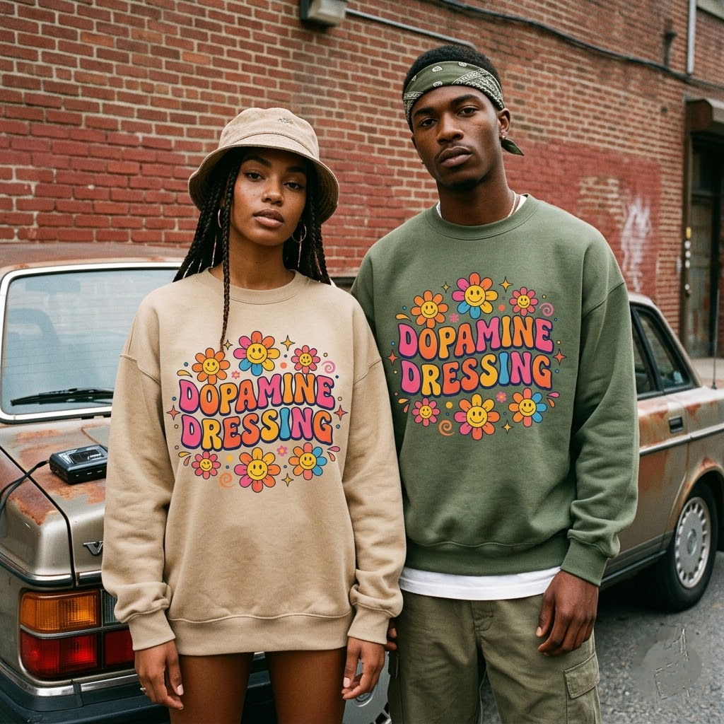 Groovy Good Vibes Graphic Gift (T-Shirt, Sweatshirt, Hoodie)