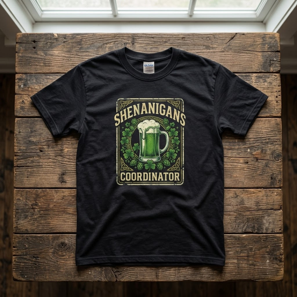 Shenanigans Coordinator Funny St Patricks Day Gift (T-Shirt, Sweatshirt, Hoodie)