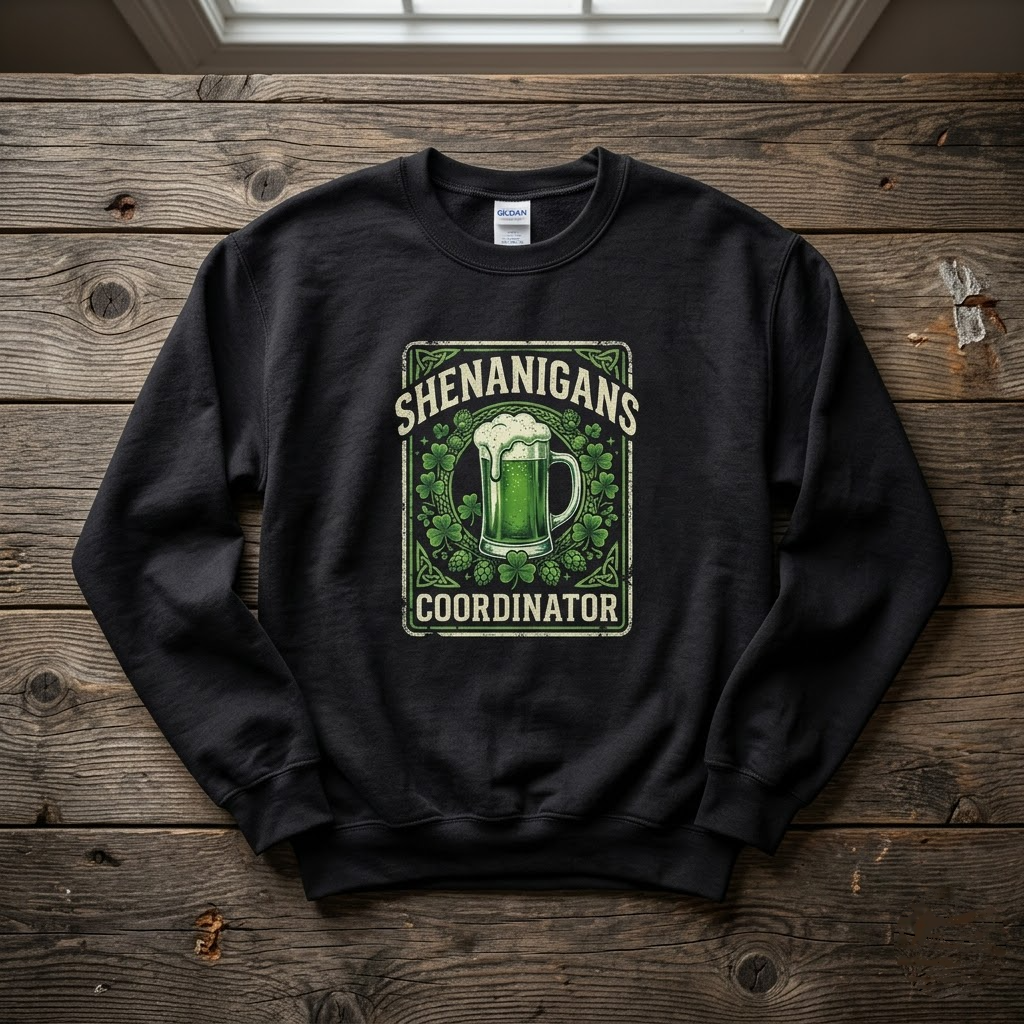 Shenanigans Coordinator Funny St Patricks Day Gift (T-Shirt, Sweatshirt, Hoodie)