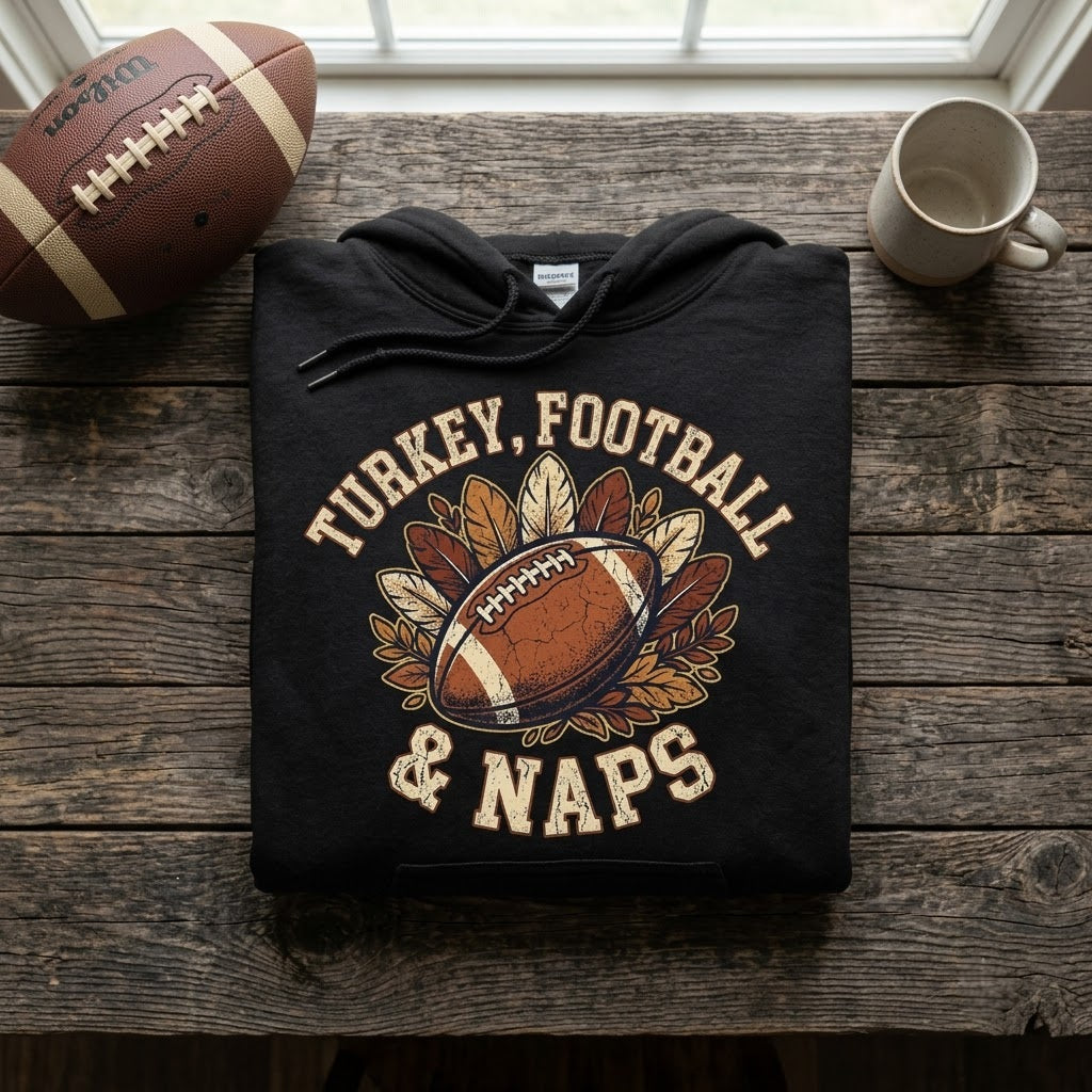 Thanksgiving Football Game Day Sports Fan Gift (T-Shirt, Sweatshirt, Hoodie)