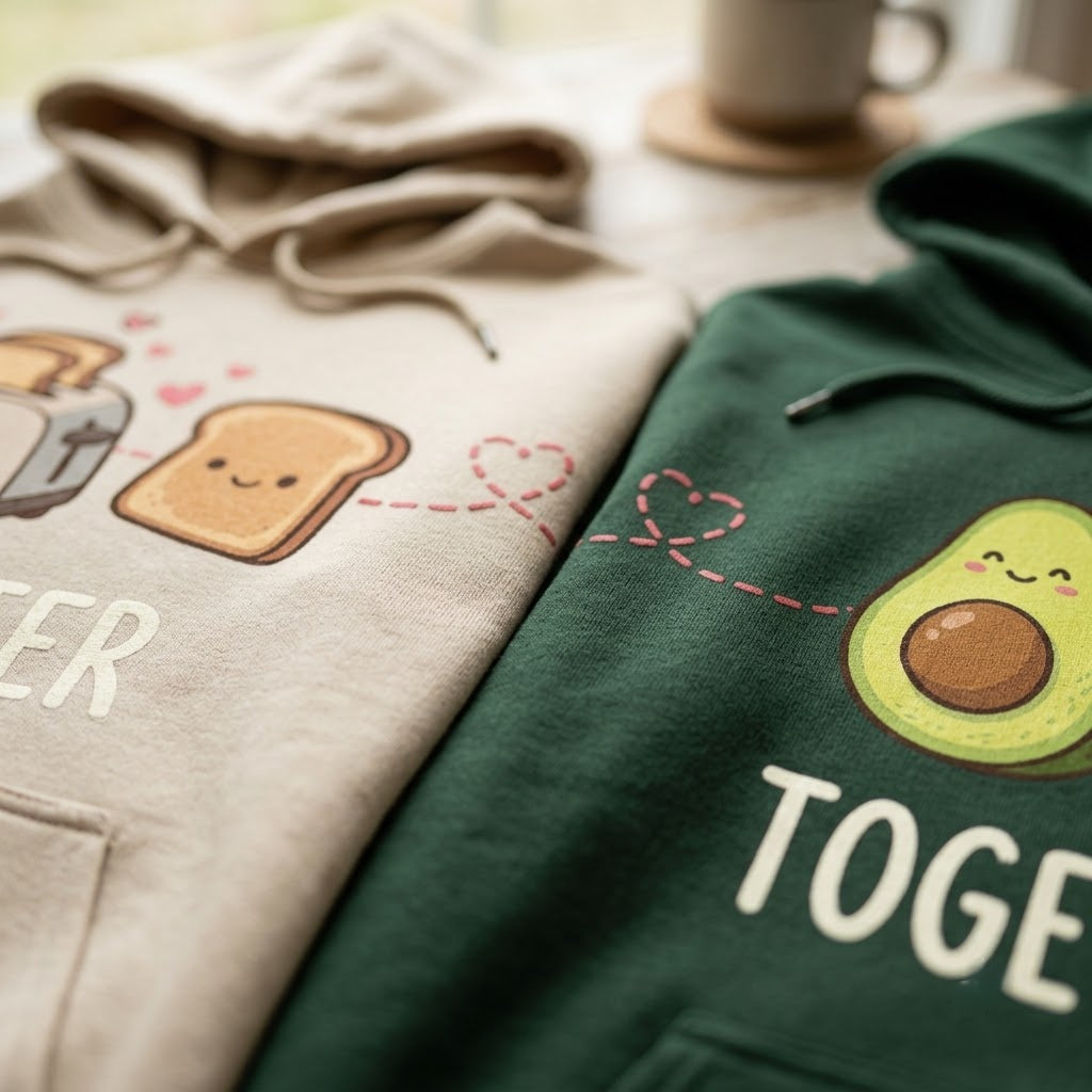 Avocado Toast Together Cute Couples Gift (T-Shirt, Sweatshirt, Hoodie)