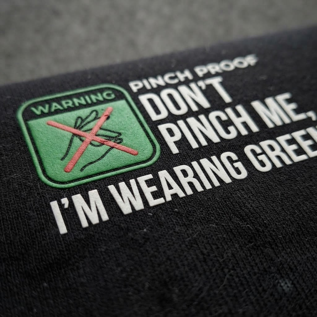 Pinch Proof Don't Pinch Me Funny St Patricks Day Gift (T-Shirt, Sweatshirt, Hoodie)