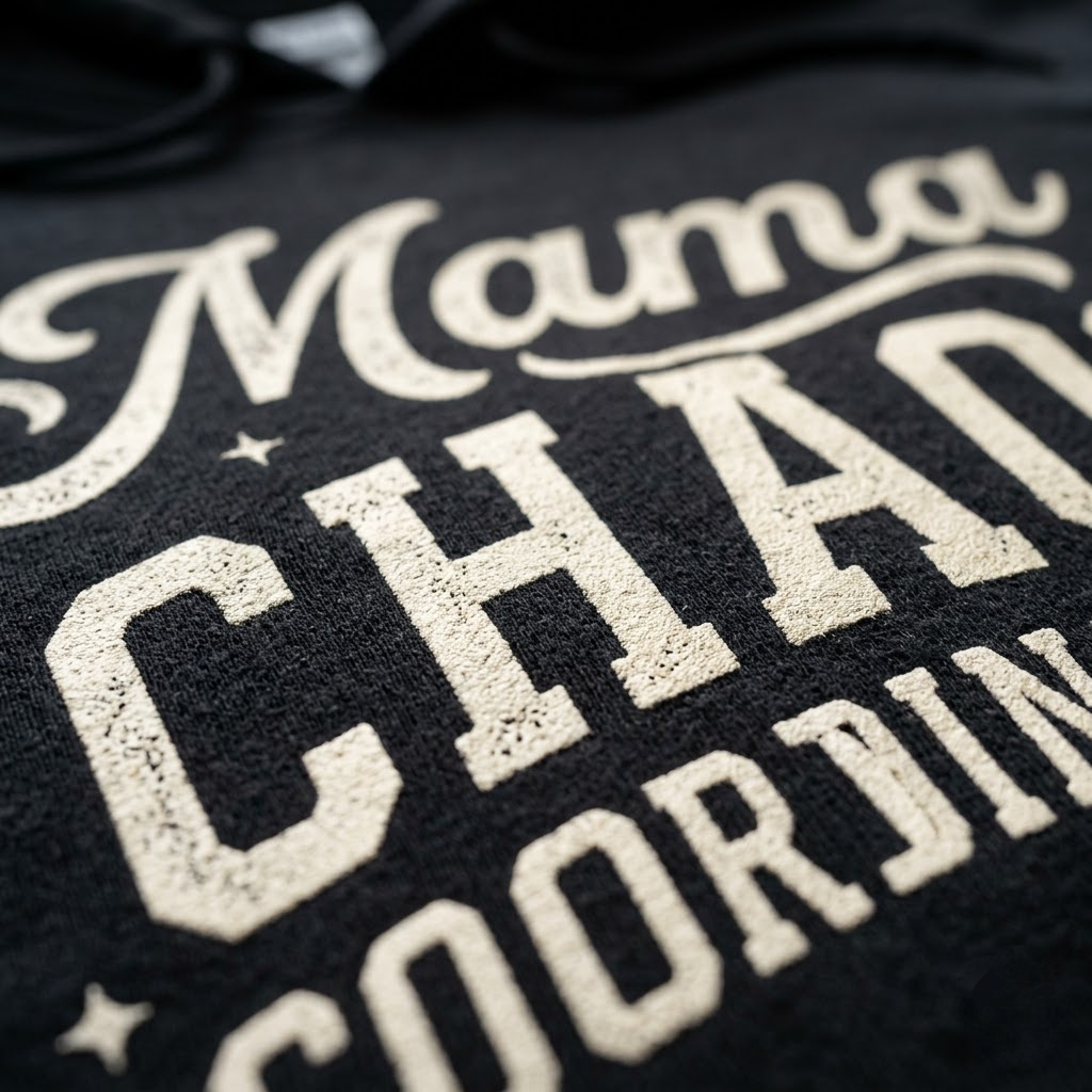 Retro Mama Chaos Coordinator Funny Mom Gift (T-Shirt, Sweatshirt, Hoodie)