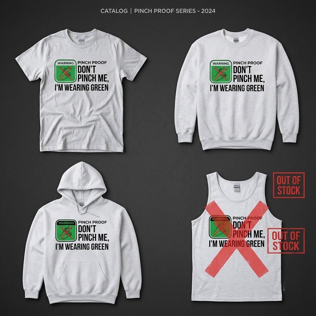 Pinch Proof Don't Pinch Me Funny St Patricks Day Gift (T-Shirt, Sweatshirt, Hoodie)