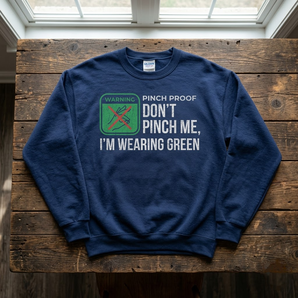 Pinch Proof Don't Pinch Me Funny St Patricks Day Gift (T-Shirt, Sweatshirt, Hoodie)