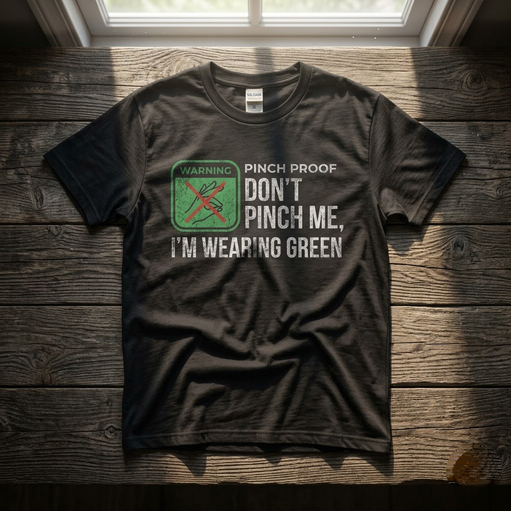 Pinch Proof Don't Pinch Me Funny St Patricks Day Gift (T-Shirt, Sweatshirt, Hoodie)