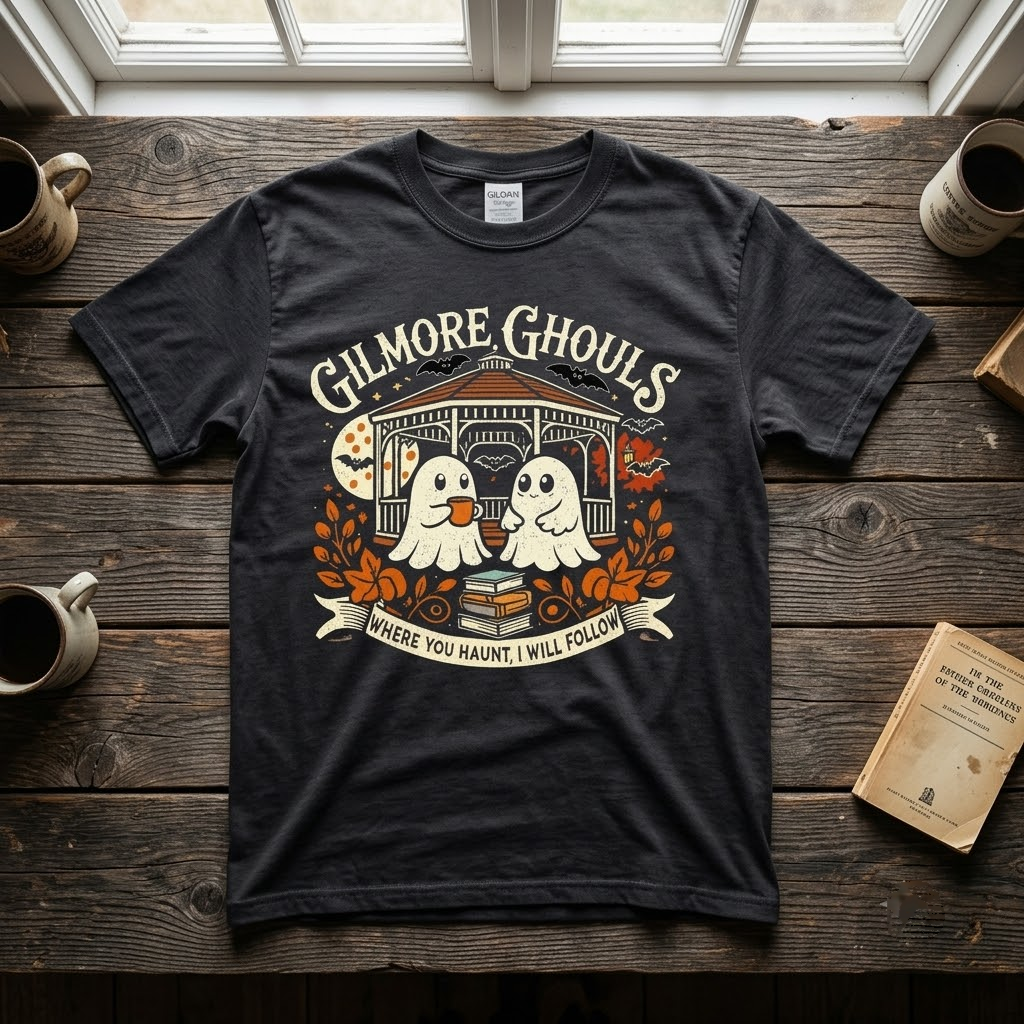 Gilmore Ghouls Shirt, Where You Haunt I Will Follow Sweatshirt, Cute Ghost Autumn Hoodie