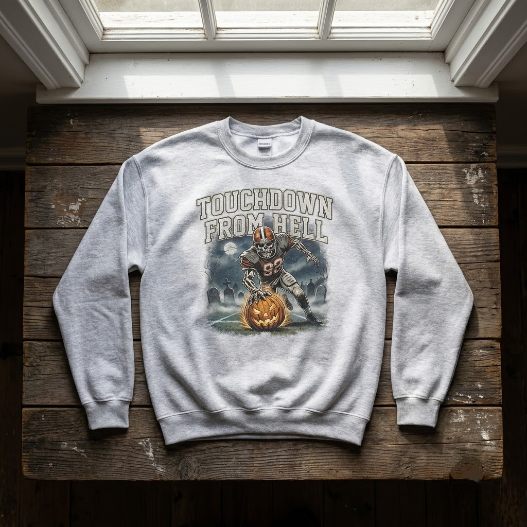 Spooky Innings Zombie Baseball Halloween Hoodie - Retro 80s Slasher Athletic Graphic Sweatshirt