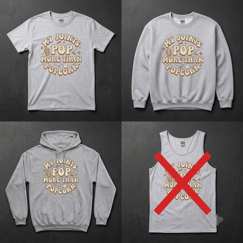 My Joints Pop More Than Popcorn Halloween Hoodie - Retro Funny Aging Skeleton Graphic Sweatshirt