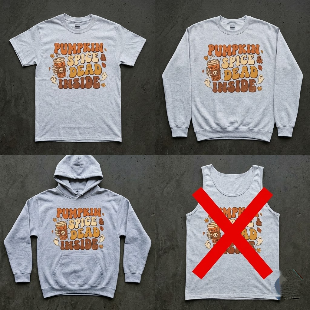 Pumpkin Spice And Dead Inside Halloween Hoodie - Retro Wavy Fall Coffee Lover Graphic Sweatshirt
