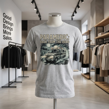 Paramedic Back From The Dead Shirt, Vintage Spooky Ambulance Halloween T-Shirt, Sweatshirt, Hoodie