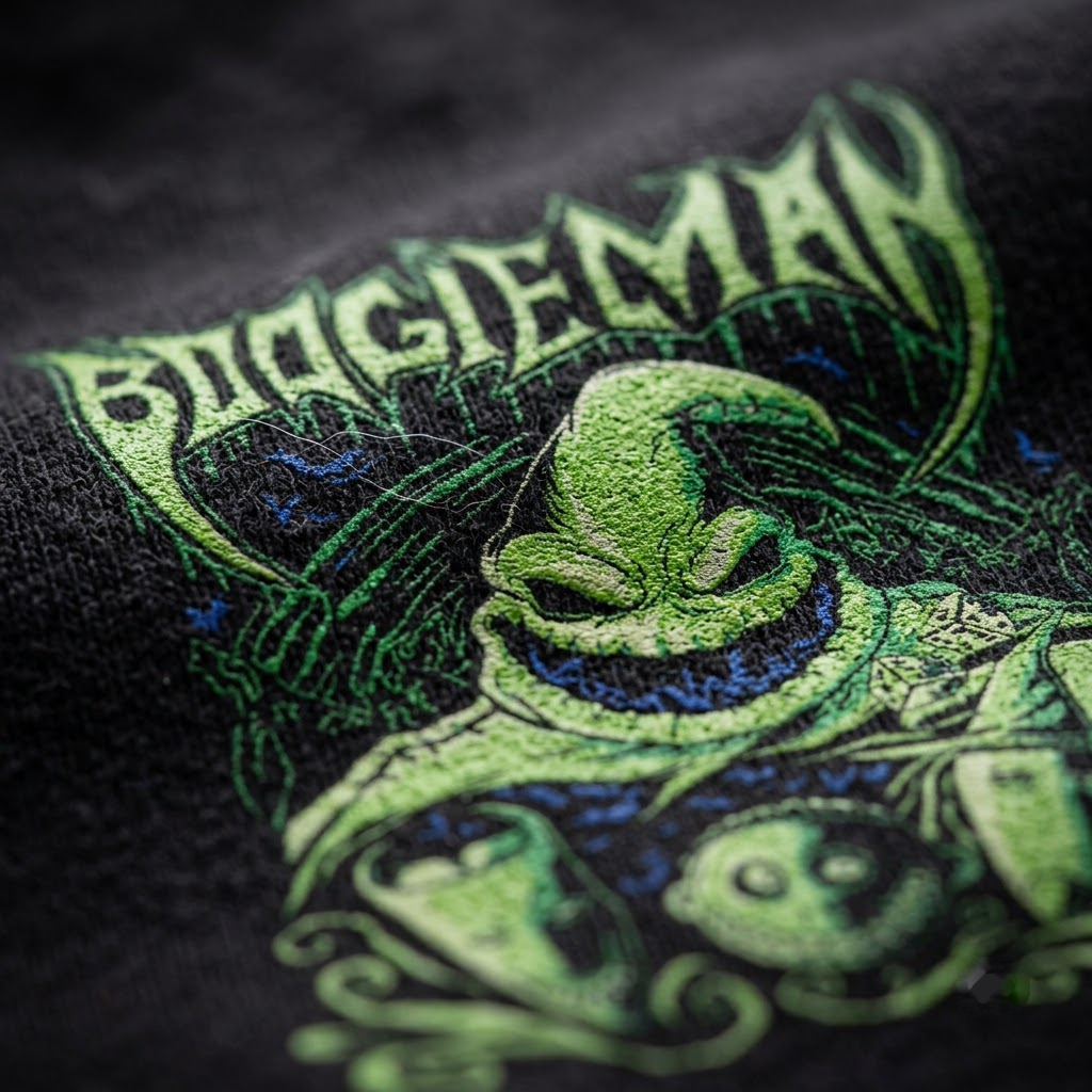 Vintage Heavy Metal Boogieman - Edgy Rock Band Spooky Monster T-Shirt, Sweatshirt, Hoodie