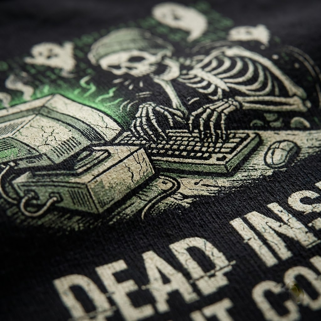 Dead Inside But It Compiles Shirt, Funny Programmer Skeleton Halloween T-Shirt, Sweatshirt, Hoodie