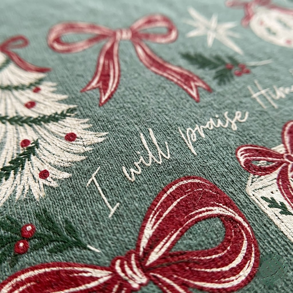Comfort Colors I Will Praise Him Every Season Shirt Religious Christmas T-Shirt Retro Christian Holiday Tee Religious Merry Doodle Tshirt