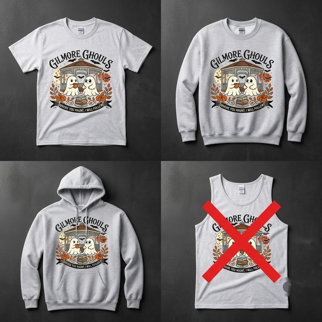 Gilmore Ghouls Shirt, Where You Haunt I Will Follow Sweatshirt, Cute Ghost Autumn Hoodie